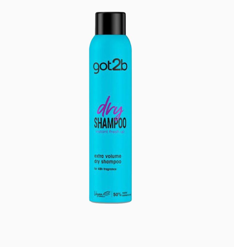 شامپو خشک گات تو بی آبی مدل حجم دهنده Got2b dry shampoo extra volume