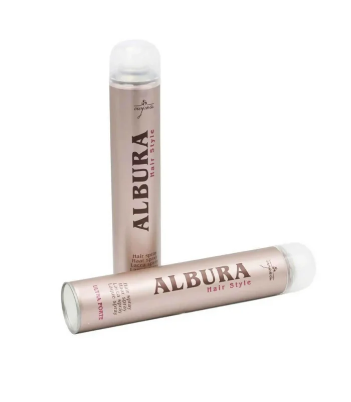 اسپری چسب مو آلبورا مدل Ultra Forte حجم 400 میلی لیتر Albura