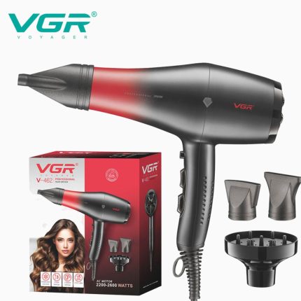 سشوار حرفه ای وی جی ار 2600 وات مدل V-462