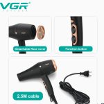 سشوار حرفه ای وی جی ار 2600 وات مدل V-462